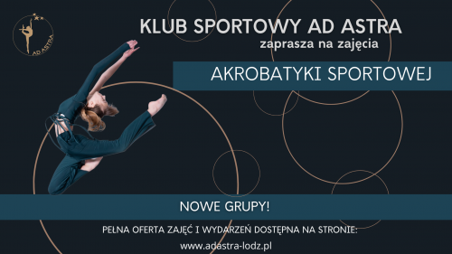 Akrobatyka Sportowa - nowe grupy!